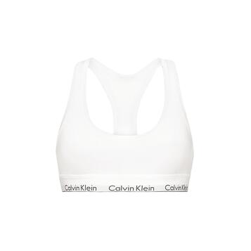 Bralette Χωρίς Επένδυση Calvin Klein Unlined Bralette White 0000F3785E-100