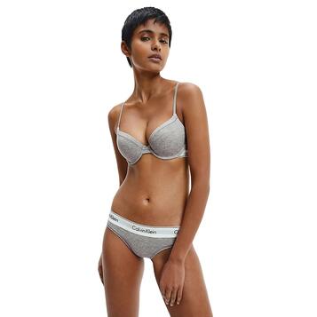 Γυναικείο Εσώρουχο Calvin Klein Thong Grey Heather 0000F3786E-020