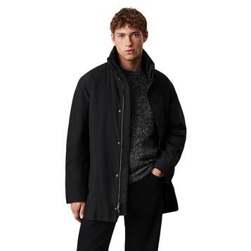 Αντρικό Μπουφάν Calvin Klein Mid Length Tech Mocknk Puffer Black 00040EM541-UB1