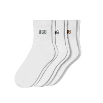 Γυναικείες Κάλτσες Ugg Quinlin Logo Quarter 3 Pack Stormy Blue / Chestnut / Shaded Clover 1181412-SMYB
