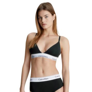 Γυναικείο Εσώρουχο Calvin Klein Light Lined Tringle Black 000QF5650E-001