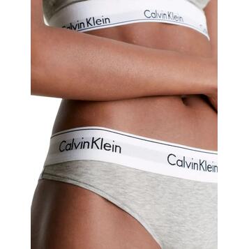 Γυναικείο Εσώρουχο Calvin Klein Tanga Grey Heather 000QF5981E-P7A