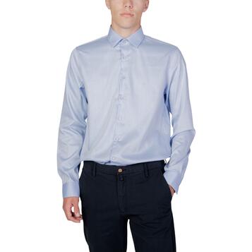 Ανδρικό Πουκάμισο Calvin Klein Stretch Collar Stripe Slim Light Blue K10K110549-0GY