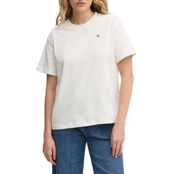 Γυναικείο T-shirt Calvin Klein Script Inst Back Graphic Rlx Tofu J20J225238-YAS