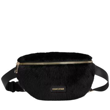 Γυναικεία Τσάντα EVERY OTHER Faux Fur Sling Bag Black 12081-BLACK