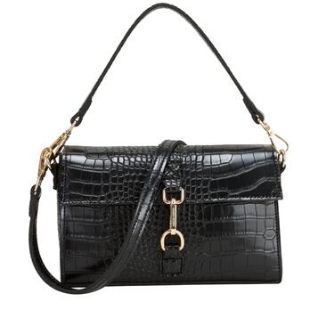 Γυναικεία Τσάντα EVERY OTHER Single Strap Flapover Shouler Bag Black 12095-BLACK
