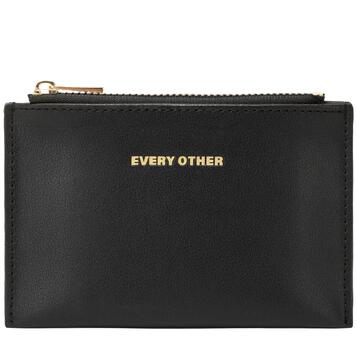 Γυναικεία Καρτοθήκη EVERY OTHER Zip Top Card Holder Black 12101-BLACK