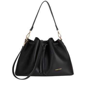 Γυναικεία Τσάντα EVERY OTHER Drawstring Shoulde Crossbody Black 12102-BLACK