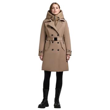 Γυναικείο Μπουφάν Khujo Gora City Beige GORA-146