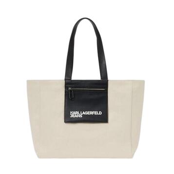 Γυναικεία Τσάντα Ώμου Karl Lagerfeld Ew Pocket Shopper Natural A2W50004-106