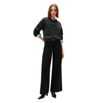 Γυναικείο Jean Tommy Hilfiger Dnm Black 70's Wide Leg Hw Black WW0WW48254-1BY32