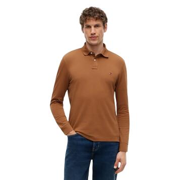 Ανδρικό Polo Tommy Hilfiger 1985 Regular Ls Polo Timeless Tawny MW0MW20183-GVH