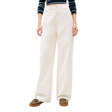 Γυναικείο Παντελόνι Tommy Jeans Claire Hr Wide Cord Ancient White DW0DW21700-YBH34