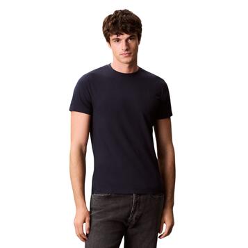 Ανδρικό T-Shirt Calvin Klein Ss Classic Monogram Tee Dark Sapphire LV04RD254G-CEF
