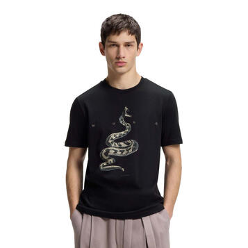 Ανδρικό T-Shirt Hugo Discorb Black 50557672-001