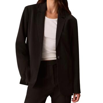 Γυναικείο Σακάκι Calvin Klein Clean Poly Twill Black LV044H414G-UB1