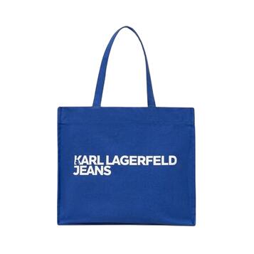 Γυναικεία Τσάντα Ώμου Karl Lagerfeld Ew Logo Shopper Blue A1W50002-1AA