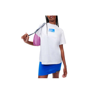 Γυναικείο T-Shirt Karl Lagerfeld Jeans Klj Regular Sslv Logo Tee White 231J1706-J109