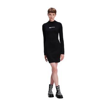 Γυναικείο Φόρεμα Karl Lagerfeld Jeans Klj Lslv Knitted Dress Black 236J1309-J101 Γυναικείο Φόρεμα Karl Lagerfeld Jeans Klj Lslv Knitted Dress Black 236J1309-J101