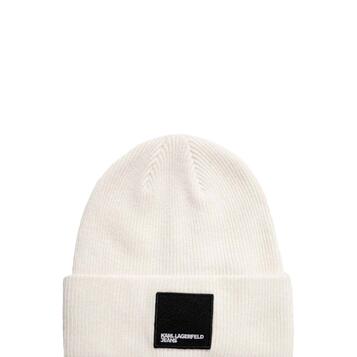 Γυναικείο Σκουφάκι Karl Lagerfeld Jeans Knitted Logo Beanie White 236J3401-J109 Γυναικείο Σκουφάκι Karl Lagerfeld Jeans Knitted Logo Beanie White 236J3401-J109