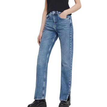 Γυναικείο Jean Karl Lagerfeld Klj Hr Straight W/Slit Denim Dark Marble Blue 241J1108-J306