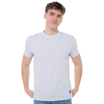 Ανδρικό T-shirt Tommy Jeans Reg Waffle Ss Tee Ice Grey Heather DM0DM22529-P08