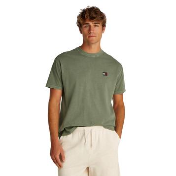 Ανδρικό T-shirt Tommy Jeans Rlx Label Aruba Green DM0DM20344-MR6