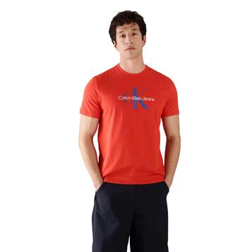 Ανδρικό T-Shirt Calvin Klein SS Hero Monologo 30s RedAlert LV040EM286-TNC Ανδρικό T-Shirt Calvin Klein SS Hero Monologo 30s RedAlert LV040EM286-TNC