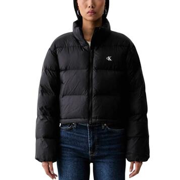Γυναικείο Μπουφαν Calvin Klein Jeans  Essential Mw Crop Puffer Black LV047H503G-UB1