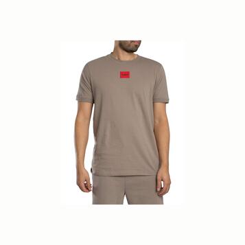 Ανδρικό T-shirt Hugo Diragolino212 Light Pastel Brown 50447978-237