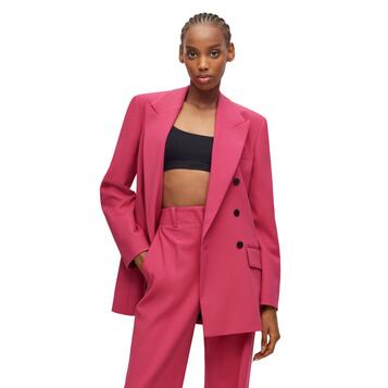 Γυναικείο Σακάκι Hugo Amalisa 10218228 01 Dark Pink 50489236-663 Γυναικείο Σακάκι Hugo Amalisa 10218228 01 Dark Pink 50489236-663