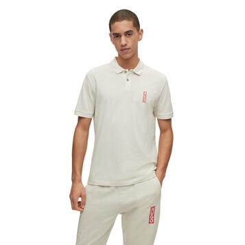 Ανδρικό Polo Hugo Darakorum 10231467 01 Light Beige 50494177-333