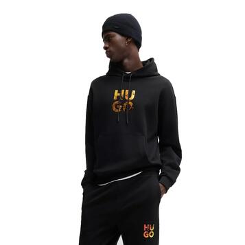 Aνδρικό Φούτερ Hugo Jersey Diridood Black 50522119-001