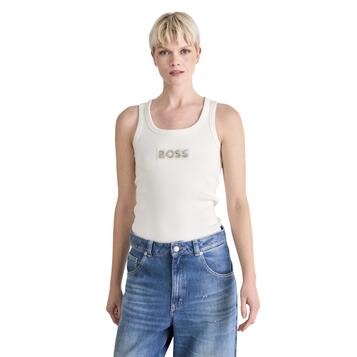 Γυναικείο Top Boss C Ematite2 stonebadge White 50536985-100