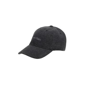 Ανδρικό Καπέλο Calvin Klein Embroidered Titlecase Logo Felt Black Heather LV04D5131G-UB1