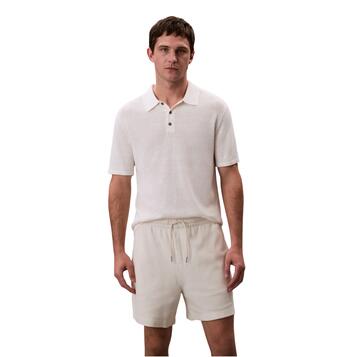 Ανδρικό Σορτς Calvin Klein Hd Cotton Waffle Tofu LV04RC248G-YAS