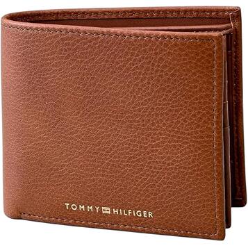 Ανδρικό Πορτοφόλι Tommy Hilfiger Premium Leather Cc Flap And Coin Tan AM0AM10239-0HD