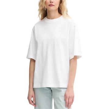 Γυναικείο Τ-Shirt Calvin Klein Sw Rel Calvin Klein Nyc Tee Brilliant White LV047AB813-YAA