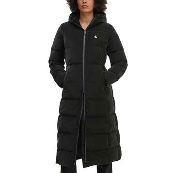 Γυναικείο Μπουφάν Calvin Klein Soft Touch Long Fitted Puffer Ck Black J20J224106-BEH