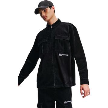 Αντρικό Πουκάμισο Karl Lagerfeld Cordurou Zip-up Black 246D1606-J101 Αντρικό Πουκάμισο Karl Lagerfeld Cordurou Zip-up Black 246D1606-J101