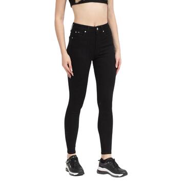 Γυναικείο Jean Calvin Klein High Rise Super Skinny Ankle Denim Black J20J221587-1BYNI