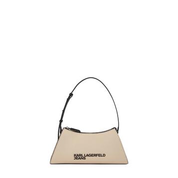 Γυναικεία Τσάντα Ώμου Karl Lagerfeld Jeans Essential Logo Shb Matte Wood Ash A2W30143-1ON