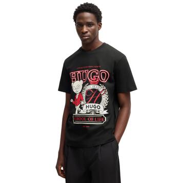 Ανδρικό T-shirt Hugo Daporoni Black 50538254-001