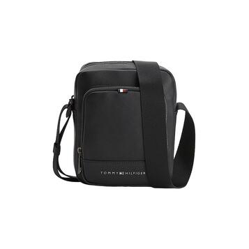 Ανδρικό Τσαντάκι Χιαστί Tommy Hilfiger Th Essential Mini Reporter Black AM0AM10923-BDS Ανδρικό Τσαντάκι Χιαστί Tommy Hilfiger Th Essential Mini Reporter Black AM0AM10923-BDS
