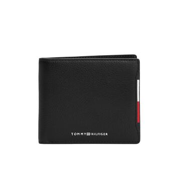 Ανδρικό Πορτοφόλι Tommy Hilfiger AM0AM13515 Th Central Cc Flap And Coin Black AM0AM13515-BDS