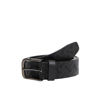Ανδρική Ζώνη Tommy Hilfiger Th Flag Monogram 3.5 Black AM0AM14561-BDS