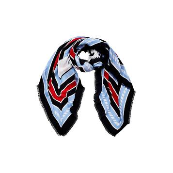 Γυναικείο Φουλάρι Tommy Hilfiger Tommy Coast Square Stripes Scarf Vessel Blue Mix AW0AW14533-C1Z Γυναικείο Φουλάρι Tommy Hilfiger Tommy Coast Square Stripes Scarf Vessel Blue Mix AW0AW14533-C1Z