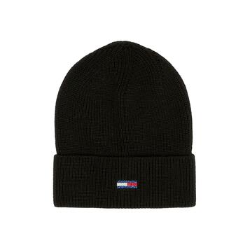 Γυναικείο Σκουφάκι Tommy Jeans Tjw Flag Beanie Black AW0AW15474-BDS