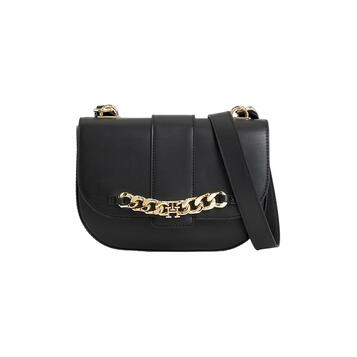 Γυναικεία Τσάντα Χιαστί Tommy Hilfiger Th Luxe Crossover Black AW0AW15604-BDS
