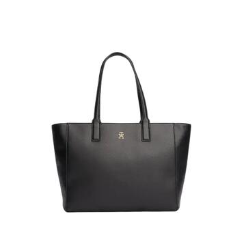 Γυναικεία Τσάντα Ώμου Tommy Hilfiger Soft Logo Tote Black AW0AW16905-BDS